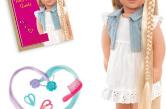 Our Generation – Phoebe – 18-Inch Doll – Blonde Hair & Hazel Eyes – Hair Extension – Styling Accessories – Toy for Kids 3 Years