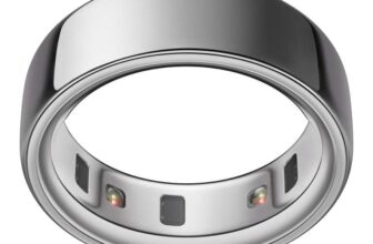 Oura Smart Ring 4 – Silver/Black/Stealth – Prime Exclusive