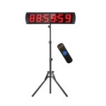 Ousmile 5 Inch LED Gym Timer with Stand and Remote