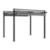Outsunny 3 X 3(m) Pergola with Retractable Roof and Aluminium Frame