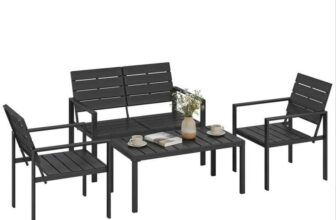 Outsunny 4 Piece Garden Furniture Set. Delivered by MH STAR UK