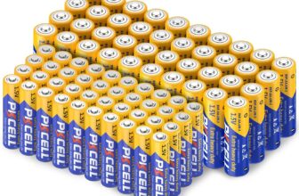 PKCELL 40 x AA & AAA Batteries, 1.5V Carbon AA AAA Combo pack Batteries for Keyboards Clocks Remote Controls, 80 Pack
