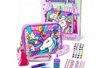 PURPLE LADYBUG Decorate Your Own Unicorn Crossbody Bag