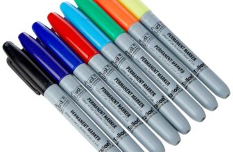 Pack Of 8 Coloured Permanent Markers
