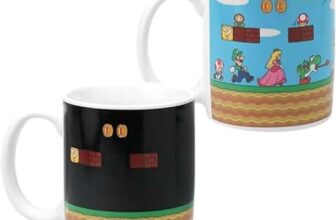 Paladone Super Mario Bros Heat Changing Coffee Mug – Official Licensed Nintendo Merchandise