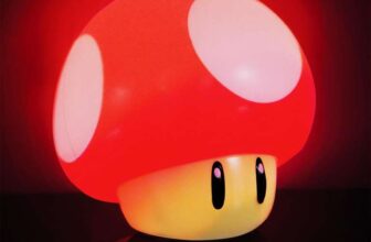 Paladone Super Mario Mushroom Light with Sounds – Free Click & Collect