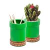 Paladone Super Mario Warp Pipe Flower Pot and Pen Holder, Ceramic Planter or Pen Organizer, Officially Licensed Nintendo