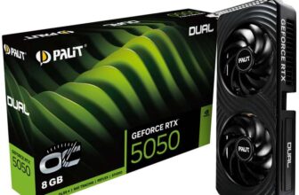 Palit GeForce RTX 5050 Dual OC 8GB GDDR6 PCI-Express Graphics Card – With Code