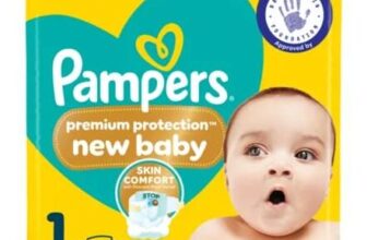 Pampers Premium Protection New Baby Size 1, 50 Nappies, 2kg-5kg