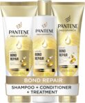 Pantene Molecular Bond Repair Shampoo Conditioner Deep Conditioning Hair Treatment with Biotin. For Extremely Dry Damaged Hair. Hair is Visibly Healthier, Strengthened & Repaired