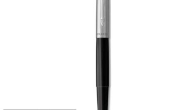 Parker Jotter Originals Fountain Pen Classic Black Finish Medium Nib Blue & Black Ink