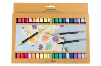 Pastel Textile Markers 20 Pack