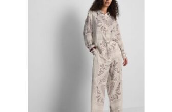 Paula Echevarra Paisley Crushed Satin Shirt