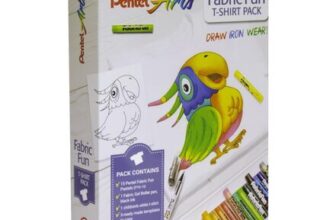 Pentel Fabric Fun Pastel & Tshirt Assorted Colours Set of 15