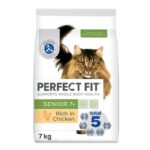 Perfect Fit Senior 7 Complete Dry Cat Food (7 kg bag)