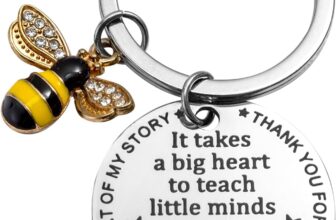 Personalized Gift Keychains School Leaver Gift Keyring for Friendship Female Best Friend GF Stocking Fillers for Women Christmas Gifts