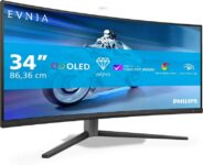Philips 34 inch QD-OLED UWQHD Curved Monitor 175Hz, 0.03ms GtG, HDR400 TrueBlack, FreeSync Prem. Pro, G-Sync Compatible, 34M2C6500AM