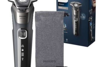 Philips 5000 wet n dry shaver with 1 x Integrated Pop-up Trimmer, Soft Pouch, Protective Cap and Charging Stand – Prime deal