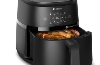 Philips Air Fryer 2000 Series 4.2L – Healthy Frying with RapidAir Technology, 13 Cooking Programs, Touchscreen, Dishwasher Safe (NA229/09)