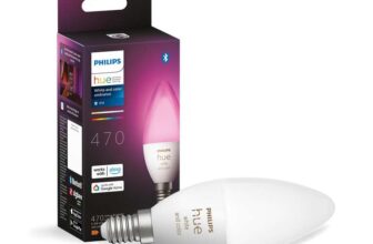 Philips Hue White and Colour Ambiance Smart Light Bulb E14 Small Edison Screw with Bluetooth. Prime Deal