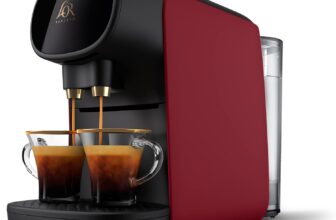 Philips LOR BARISTA Sublime Coffee Capsule Machine by Philips, for Double or Single Capsule, Red (LM9012/50)