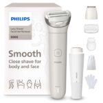 Philips Lady Shaver Series 8000 – Cordless, Wet & Dry Electric Shaver, 3-Blade Shaving System, Flexible Shaving Head, LED Light, for Face,