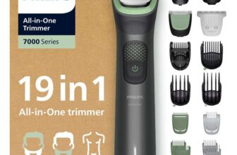 Philips Multigroom 7000 Series All-in-One 19-Piece Trimmer – Shaver and Clipper – with Prime