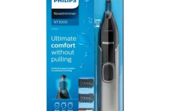 Philips Series 3000 Cordless Nose Trimmer, Ear and Eyebrow Trimmer – NT3650/16