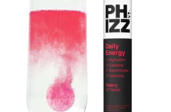 Phizz Daily Energy Electrolyte Hydration Tablets – 16 Vitamins and Minerals – Cherry £3.79 – £3.22 max Sub save – Prime Day Deal