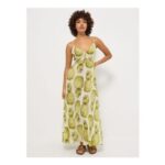 Pineapple Midi Beach Dress