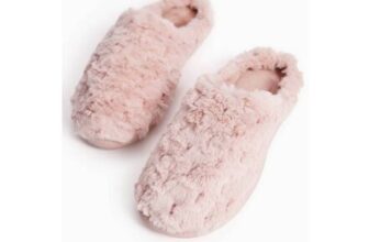 Pink Faux Fur Mule Cupsole Slippers MEDIUM ONLY