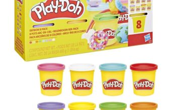 Play-Doh Rainbow Colours Modelling Compound Pack, Non-Toxic Mini Cans for Party Bags & Classroom Rewards – Prime Members