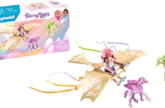 Playmobil 71363 Princess Magic: Trip with Pegasus Foals in the Clouds, flight lessons in the clouds, a fairy-tale magical world
