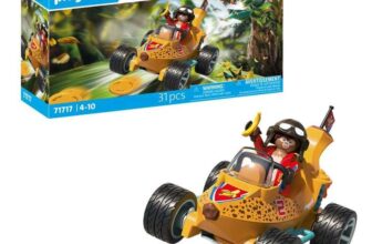 Playmobil Fun Stars Racing Banana 71717 Toy Car from 4 years With pull-back motor & shooting function
