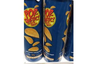 Pop-Tastic Crisps 160g – Salt & Vinegar
