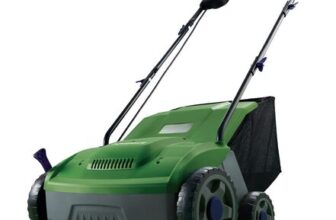 Powerbase 577157 1400W Electric Lawn Rake Scarifier
