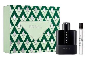 Prada Luna Rossa Black 100ml EDP Spray 10ml EDP Spray Gift Set 2025/with code