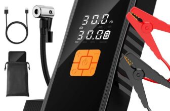 Preciva 6000A Jump Starter Power with 150PSI Air Compressor, 12V Car Battery Booster – Sold By TPSKJ / FBA