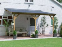 Pressure Treated Utopia Lean To Gazebo Approx. W4m x D3m – W/Code