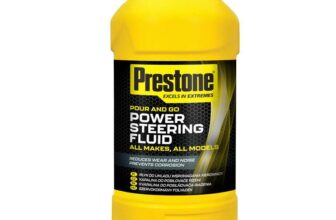 Prestone Power Steering Fluid, All Makes All Models, High Performance Power Steering Fluid 335ml