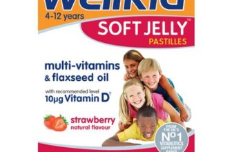 Prime Deal-Wellkid Soft Jelly Strawberry Pastilles, 30