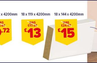 Primed MDF Square Edge 144 x 18 x 4200mm