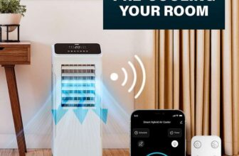 Princess Smart Fan Air Cooler Hybrid Touch LED Display Oscillating Timer 5L – with code – Sold by iforcemarket