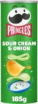Pringles Sour Cream & Onion Crisps 185g