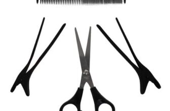Professional Hair Dressing Kit – Comb, Scissors & Clips