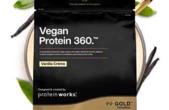 Protein Works Vegan Protein 360 Vanilla Crme, 33 Servings, 1kg