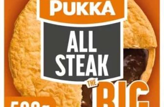 Pukka The Big One All Steak Pie 500g x 2