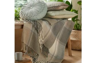 Pure Cotton Dylan Checked Throw
