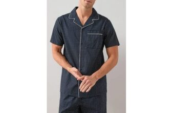 Pure Cotton Geo Print Short & Shirt Pyjama Set