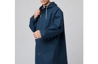 Pure Cotton Hooded Raincoat